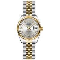 Rolex Lady-Datejust 26 Silver Diamond Dial Watch 179173-SLVDJ Rolex Lady-Datejust 26 Silver Diamond Dial Watch 179173-SLVDJ