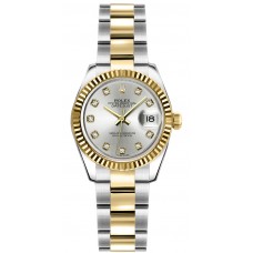Rolex Lady-Datejust 26 Silver Diamond Dial Watch 179173-SLVDO Rolex Lady-Datejust 26 Silver Diamond Dial Watch 179173-SLVDO