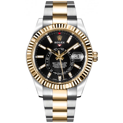 Rolex Sky-Dweller Black Dial Men's Watch 326933-BLACK Rolex Sky-Dweller Black Dial Men's Watch 326933-BLACK