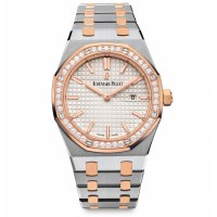 AUDEMARS PIGUET Ladies Royal Oak Collection Quartz 67651SR.ZZ.1261SR.01 Rose Gold & Stainless Steel Watch AUDEMARS PIGUET Ladies Royal Oak Collection Quartz 67651SR.ZZ.1261SR.01 Rose Gold & Stainless Steel Watch