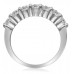 1.00 ct Ladies Round Cut Diamond Wedding Band in 14 kt White Gold 1.00 ct Ladies Round Cut Diamond Wedding Band in 14 kt White Gold