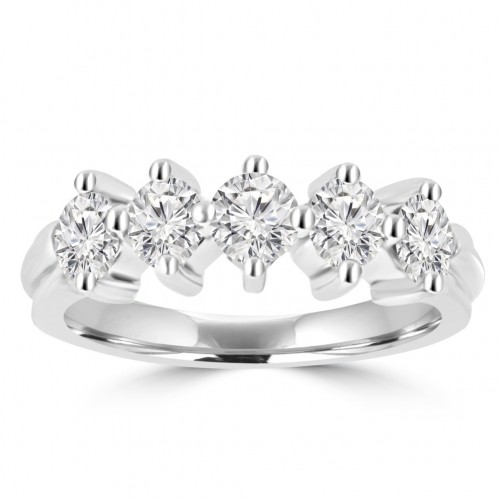 0.90 ct Ladies Brilliant Cut Diamond Wedding Band Ring 0.90 ct Ladies Brilliant Cut Diamond Wedding Band Ring