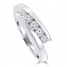 0.55 ct Ladies Round Cut Diamond Wedding Band in 14 kt White Gold 0.55 ct Ladies Round Cut Diamond Wedding Band in 14 kt White Gold