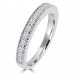0.65 ct Ladies Round Cut Diamond Wedding Band Ring With Millgrain Edge 0.65 ct Ladies Round Cut Diamond Wedding Band Ring With Millgrain Edge