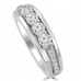 0.85 Ct Round Cut Diamond Wedding Band Ring In Prong Setting 0.85 Ct Round Cut Diamond Wedding Band Ring In Prong Setting
