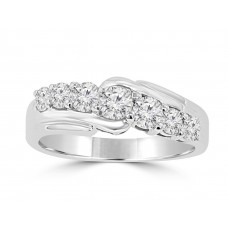 1.15 ct Round Cut Diamond Wedding Band Ring in Prong Setting 1.15 ct Round Cut Diamond Wedding Band Ring in Prong Setting
