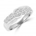 1.15 ct Round Cut Diamond Wedding Band Ring in Prong Setting