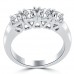 1.00 ct Round Cut Diamond Wedding Band Ring in Prong Setting 1.00 ct Round Cut Diamond Wedding Band Ring in Prong Setting