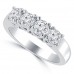 1.00 ct Round Cut Diamond Wedding Band Ring in Prong Setting 1.00 ct Round Cut Diamond Wedding Band Ring in Prong Setting