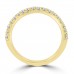 0.25 ct Ladies Round Cut Diamond Wedding Band in 4 Prong Setting Yellow Gold 0.25 ct Ladies Round Cut Diamond Wedding Band in 4 Prong Setting Yellow Gold