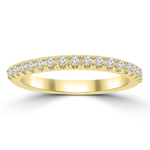 0.25 ct Ladies Round Cut Diamond Wedding Band in 4 Prong Setting Yellow Gold 0.25 ct Ladies Round Cut Diamond Wedding Band in 4 Prong Setting Yellow Gold