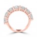 2.10 ct Ladies Round Cut Diamond Wedding Band Ring in 14 kt Rose Gold 2.10 ct Ladies Round Cut Diamond Wedding Band Ring in 14 kt Rose Gold