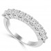 1.00 ct Ladies Round Cut Diamond Wedding Band in 14 kt White Gold 1.00 ct Ladies Round Cut Diamond Wedding Band in 14 kt White Gold