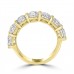 2.10 ct Ladies Round Cut Diamond Wedding Band Ring in 14 kt Yellow Gold 2.10 ct Ladies Round Cut Diamond Wedding Band Ring in 14 kt Yellow Gold
