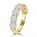 2.10 ct Ladies Round Cut Diamond Wedding Band Ring in 14 kt Yellow Gold 2.10 ct Ladies Round Cut Diamond Wedding Band Ring in 14 kt Yellow Gold