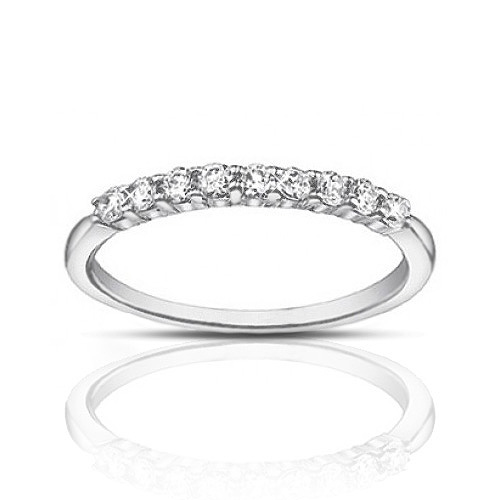 0.40 ct Ladies Round Cut Diamond Wedding Band Ring 