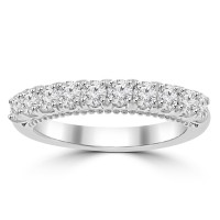 0.80 ct Ladies Round Cut Diamond Wedding Band in Prong Setting 0.80 ct Ladies Round Cut Diamond Wedding Band in Prong Setting