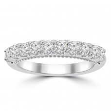 0.80 ct Ladies Round Cut Diamond Wedding Band in Prong Setting 0.80 ct Ladies Round Cut Diamond Wedding Band in Prong Setting