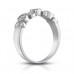 1.00 ct Ladies Round Cut Diamond Wedding Band Ring In Bezel Setting 1.00 ct Ladies Round Cut Diamond Wedding Band Ring In Bezel Setting