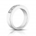 1.75 Ct Round Cut Diamond Wedding Band Ring In 14 kt White Gold