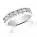 1.25 Ct Round Cut Diamond Wedding Band Ring In Channel Setting