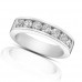 1.25 Ct Round Cut Diamond Wedding Band Ring In Channel Setting