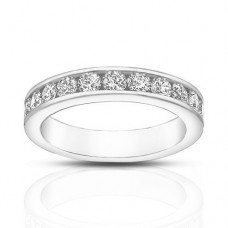 1.00 ct Round Cut Diamond Wedding Band Ring in Channel Setting 1.00 ct Round Cut Diamond Wedding Band Ring in Channel Setting