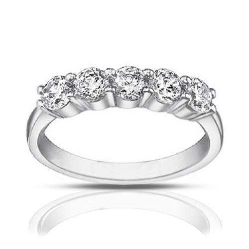 1.25 Ct Ladies Round Cut Diamond Wedding Band Ring 1.25 Ct Ladies Round Cut Diamond Wedding Band Ring