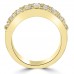 1.60 ct Ladies Round Cut Diamond Anniversary Ring in 14 kt Yellow Gold
