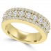 1.60 ct Ladies Round Cut Diamond Anniversary Ring in 14 kt Yellow Gold