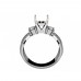 1.00 ct Round Cut Diamond Semi Mount Engagement Ring 1.00 ct Round Cut Diamond Semi Mount Engagement Ring