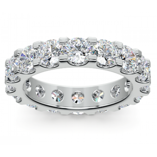 4.00 ct Ladies Round Cut Diamond Eternity Wedding Band Ring 4.00 ct Ladies Round Cut Diamond Eternity Wedding Band Ring