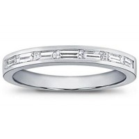 0.75 Ct Ladies Baguette Cut Diamond Wedding Band 0.75 Ct Ladies Baguette Cut Diamond Wedding Band
