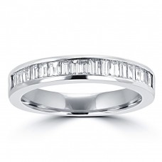 0.75 Ct Ladies Baguette Cut Diamond Wedding Band 0.75 Ct Ladies Baguette Cut Diamond Wedding Band