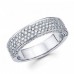 2.00 CT Ladies Four Row Diamond Anniversary Ring