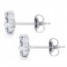 1.50 ct Ladies Round Cut Diamond Stud Earrings In Push Back 1.50 ct Ladies Round Cut Diamond Stud Earrings In Push Back