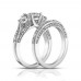 2.50 Ct TW Round Diamond Engagement Ring With Wedding Band 2.50 Ct TW Round Diamond Engagement Ring With Wedding Band