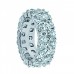 4.50 ct Two Row Diamond Eternity Wedding Band Ring 4.50 ct Two Row Diamond Eternity Wedding Band Ring
