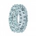 4.50 ct Two Row Diamond Eternity Wedding Band Ring 4.50 ct Two Row Diamond Eternity Wedding Band Ring