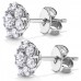 2.00 Ct Ladies Round Cut Diamond Stud Earring In 14 kt White Gold 2.00 Ct Ladies Round Cut Diamond Stud Earring In 14 kt White Gold