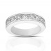 4.50 Ct Princess Cut Diamond Engagement Ring Set In Channel Setting 4.50 Ct Princess Cut Diamond Engagement Ring Set In Channel Setting