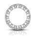 5.00 ct Ladies Round Cut Diamond Eternity Band Ring In Bar Setting 5.00 ct Ladies Round Cut Diamond Eternity Band Ring In Bar Setting