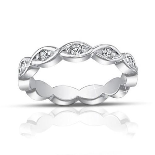 0.60 ct Ladies Round Cut Diamond Eternity Band Ring 0.60 ct Ladies Round Cut Diamond Eternity Band Ring