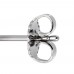 2.00 ct Round Cut Cubic Zirconia Stud Earrings in Push Back 2.00 ct Round Cut Cubic Zirconia Stud Earrings in Push Back