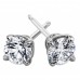 2.00 ct Round Cut Cubic Zirconia Stud Earrings in Push Back 2.00 ct Round Cut Cubic Zirconia Stud Earrings in Push Back