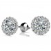 1.50 ct Round Cut Cubic Zirconia Stud Earrings in Screw Back 1.50 ct Round Cut Cubic Zirconia Stud Earrings in Screw Back