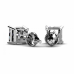 2.00 ct Princess Cut Cubic Zirconia Stud Earrings in Screw Back 2.00 ct Princess Cut Cubic Zirconia Stud Earrings in Screw Back