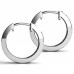 1.50 ct Round Cut Diamond Hoop Huggie Earrings in Prong Setting 1.50 ct Round Cut Diamond Hoop Huggie Earrings in Prong Setting