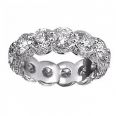 6.00 ct Ladies Round Cut Diamond Eternity Wedding Band Ring 6.00 ct Ladies Round Cut Diamond Eternity Wedding Band Ring
