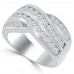 2.00 ct Ladies Round Cut Diamond Anniversary Ring in Prong Setting